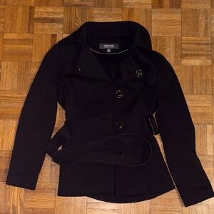 Kenneth Cole Reaction Black Trench Coat